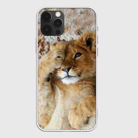 Чехол для iPhone 12 Pro Max с принтом Львенок в Белгороде, Силикон |  | дикая кошка | животные | кот | кошка | лев | львенок | львица | мордочка | природа | тигр | хищник