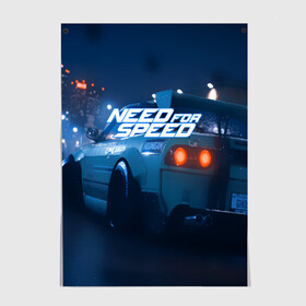 Постер с принтом NEED FOR SPEED в Белгороде, 100% бумага
 | бумага, плотность 150 мг. Матовая, но за счет высокого коэффициента гладкости имеет небольшой блеск и дает на свету блики, но в отличии от глянцевой бумаги не покрыта лаком | auto | game art | need for speed payback | nfs | nfs carbon | payback | sport | the carbon | transport | авто | гонки | карбон | машина | нфс | спорт | уличные гонки