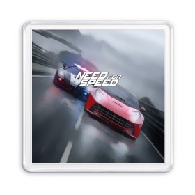 Магнит 55*55 с принтом NEED FOR SPEED в Белгороде, Пластик | Размер: 65*65 мм; Размер печати: 55*55 мм | auto | game art | need for speed payback | nfs | nfs carbon | payback | sport | the carbon | transport | авто | гонки | карбон | машина | нфс | спорт | уличные гонки