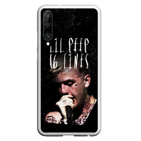 Чехол для Honor P30 с принтом LIL PEEP - 16 Lines в Белгороде, Силикон | Область печати: задняя сторона чехла, без боковых панелей | Тематика изображения на принте: 16 lines | beautiful | broken | daddy | dead | exclusive | heart | life | lil | lilpeep | music | peep | pump | rap | rip | tattoo | густав | лил | лилпип | мертв | память | пип | рип | рэп | рэпер | сердечко | сердце | тату | умер