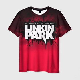 Мужская футболка 3D с принтом Linkin Park в Белгороде, 100% полиэфир | прямой крой, круглый вырез горловины, длина до линии бедер | американская | группа | линкин | майк шинода | метал | музыка | ню | парк | поп | рок | рэп | феникс фаррелл | честер беннингтон | электроник