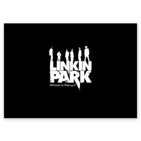 Поздравительная открытка с принтом Linkin Park в Белгороде, 100% бумага | плотность бумаги 280 г/м2, матовая, на обратной стороне линовка и место для марки
 | американская | группа | линкин | майк шинода | метал | музыка | ню | парк | поп | рок | рэп | феникс фаррелл | честер беннингтон | электроник