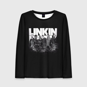 Женский лонгслив 3D с принтом Linkin Park в Белгороде, 100% полиэстер | длинные рукава, круглый вырез горловины, полуприлегающий силуэт | американская | группа | линкин | майк шинода | метал | музыка | ню | парк | поп | рок | рэп | феникс фаррелл | честер беннингтон | электроник