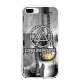 Чехол для iPhone 7Plus/8 Plus матовый с принтом Linkin Park в Белгороде, Силикон | Область печати: задняя сторона чехла, без боковых панелей | американская | группа | линкин | майк шинода | метал | музыка | ню | парк | поп | рок | рэп | феникс фаррелл | честер беннингтон | электроник