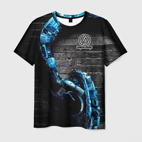 Мужская футболка 3D с принтом Linkin Park  в Белгороде, 100% полиэфир | прямой крой, круглый вырез горловины, длина до линии бедер | американская | группа | линкин | майк шинода | метал | музыка | ню | парк | поп | рок | рэп | феникс фаррелл | честер беннингтон | электроник