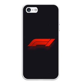 Чехол для iPhone 5/5S матовый с принтом Formula 1 Logo в Белгороде, Силикон | Область печати: задняя сторона чехла, без боковых панелей | formula | лого | формула