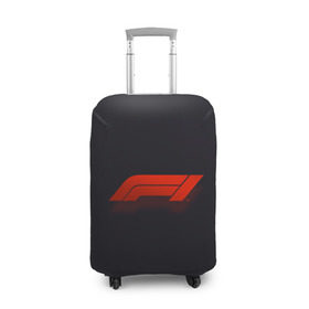 Чехол для чемодана 3D с принтом Formula 1 Logo в Белгороде, 86% полиэфир, 14% спандекс | двустороннее нанесение принта, прорези для ручек и колес | formula | лого | формула
