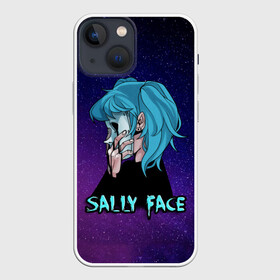 Чехол для iPhone 13 mini с принтом Sally Face в Белгороде,  |  | sally face | игра | компьютерная игра | лицо | маска | протез | салли фейс | школа | шрамы