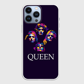 Чехол для iPhone 13 Pro Max с принтом Queen в Белгороде,  |  | Тематика изображения на принте: queen | брайан мэи | британская | группа | джон дикон | королева | роджер тейлор | рок | фредди меркьюри