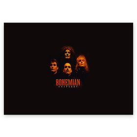 Поздравительная открытка с принтом Queen Bohemian Rhapsody в Белгороде, 100% бумага | плотность бумаги 280 г/м2, матовая, на обратной стороне линовка и место для марки
 | queen | брайан мэи | британская | группа | джон дикон | королева | роджер тейлор | рок | фредди меркьюри