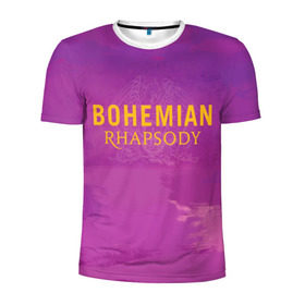 Мужская футболка 3D спортивная с принтом Queen Bohemian Rhapsody в Белгороде, 100% полиэстер с улучшенными характеристиками | приталенный силуэт, круглая горловина, широкие плечи, сужается к линии бедра | queen | богемская рапсодия | брайан мэи | британская | группа | королева | роджер тейлор | рок | фредди меркьюри