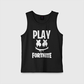 Детская майка хлопок с принтом FORTNITE x MARSHMELLO в Белгороде,  |  | 2019 | armor | armour | cybersport | esport | fortnite | game | llama | logo | броня | игра | киберспорт | лама | фиолетовый | фирменные цвета | фортнайт