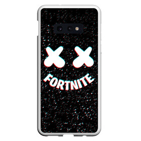 Чехол для Samsung S10E с принтом FORTNITE x MARSHMELLO в Белгороде, Силикон | Область печати: задняя сторона чехла, без боковых панелей | Тематика изображения на принте: 2019 | armor | armour | cybersport | dj | esport | fortnite | galaxy | game | llama | logo | marshmello | space | usa | америка | броня | галакт | игра | киберспорт | клубная музыка | лама | маршмелло |