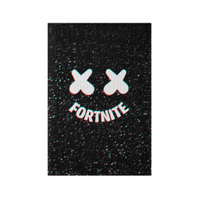 Обложка для паспорта матовая кожа с принтом FORTNITE x MARSHMELLO в Белгороде, натуральная матовая кожа | размер 19,3 х 13,7 см; прозрачные пластиковые крепления | 2019 | armor | armour | cybersport | dj | esport | fortnite | galaxy | game | llama | logo | marshmello | space | usa | америка | броня | галакт | игра | киберспорт | клубная музыка | лама | маршмелло |