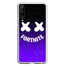 Чехол для Honor P30 с принтом FORTNITE x MARSHMELLO в Белгороде, Силикон | Область печати: задняя сторона чехла, без боковых панелей | 2019 | armor | armour | cybersport | esport | fortnite | game | llama | logo | броня | игра | киберспорт | лама | фиолетовый | фирменные цвета | фортнайт