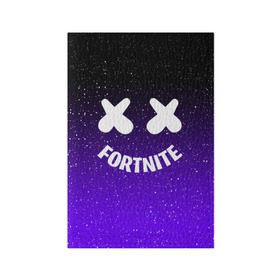 Обложка для паспорта матовая кожа с принтом FORTNITE x MARSHMELLO в Белгороде, натуральная матовая кожа | размер 19,3 х 13,7 см; прозрачные пластиковые крепления | 2019 | armor | armour | cybersport | esport | fortnite | game | llama | logo | броня | игра | киберспорт | лама | фиолетовый | фирменные цвета | фортнайт