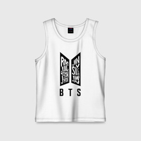 Детская майка хлопок с принтом BTS в Белгороде,  |  | bangtan boys | bt21 | bts | bts army | bts stickers | j hope | jimin | jin | jungkook | k pop | rap monster | rapmon | suga | v | бтс | корея | стикеры bts