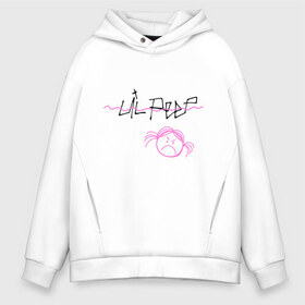 Мужское худи Oversize хлопок с принтом Lil Peep в Белгороде, френч-терри — 70% хлопок, 30% полиэстер. Мягкий теплый начес внутри —100% хлопок | боковые карманы, эластичные манжеты и нижняя кромка, капюшон на магнитной кнопке | gustav | lo fi | runaway | густав | лил | пип | пост эмо | реп | хип хоп | эмо рэп