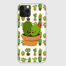 Чехол для iPhone 12 Pro с принтом Прикольные кактусы в Белгороде, силикон | область печати: задняя сторона чехла, без боковых панелей | веселый кактус | зеленый | иголки | кактусы | колючий | летний | лето | настроение | прикольный | радостный | счастье | цветок | цветы | эмоции