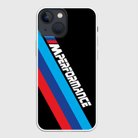 Чехол для iPhone 13 mini с принтом BMW M performance в Белгороде,  |  | bmw | bmw m | bmw m performance | bmw m power | bmw performance | автоспорт | бмв | бмв м | машина бмв