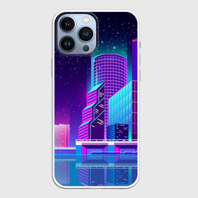 Чехол для iPhone 13 Pro Max с принтом Neon Nights в Белгороде,  |  | Тематика изображения на принте: city | neon синтвейв | retrowave | synthwave | горо | неон | ночь | ретровейв