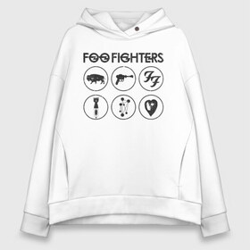 Женское худи Oversize хлопок с принтом Foo Fighters в Белгороде, френч-терри — 70% хлопок, 30% полиэстер. Мягкий теплый начес внутри —100% хлопок | боковые карманы, эластичные манжеты и нижняя кромка, капюшон на магнитной кнопке | foo fighters | nirvana | альтернативный рок | группы | дейв грол | музыка | постгранж | рок | хард рок