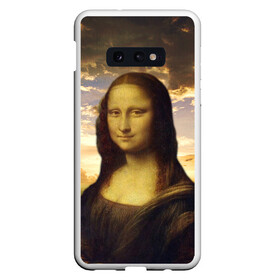 Чехол для Samsung S10E с принтом Мона Лиза в Белгороде, Силикон | Область печати: задняя сторона чехла, без боковых панелей | big | арт | крупные арты | крупные принты | сумасшедшие арты