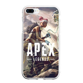 Чехол для iPhone 7Plus/8 Plus матовый с принтом APEX Legends в Белгороде, Силикон | Область печати: задняя сторона чехла, без боковых панелей | 2 | 2019 | 3 | apex | game | legends | titanfall | игра | титанфолл