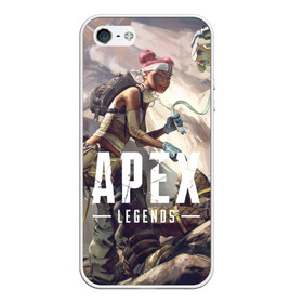 Чехол для iPhone 5/5S матовый с принтом APEX Legends в Белгороде, Силикон | Область печати: задняя сторона чехла, без боковых панелей | 2 | 2019 | 3 | apex | game | legends | titanfall | игра | титанфолл