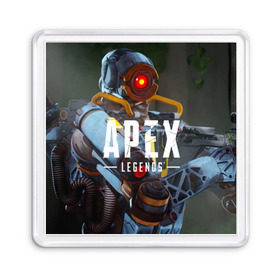 Магнит 55*55 с принтом APEX Legends в Белгороде, Пластик | Размер: 65*65 мм; Размер печати: 55*55 мм | Тематика изображения на принте: 2 | 2019 | 3 | apex | game | legends | titanfall | игра | титанфолл