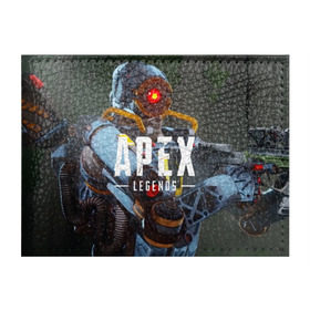 Обложка для студенческого билета с принтом APEX Legends в Белгороде, натуральная кожа | Размер: 11*8 см; Печать на всей внешней стороне | 2 | 2019 | 3 | apex | game | legends | titanfall | игра | титанфолл