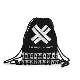 Рюкзак-мешок 3D с принтом Eskimo Callboy в Белгороде, 100% полиэстер | плотность ткани — 200 г/м2, размер — 35 х 45 см; лямки — толстые шнурки, застежка на шнуровке, без карманов и подкладки | bury me in vegas | crystals | danskimo | eskimo callboy | sushi | the scene | we are the mess | группы | метал | музыка | рок | эскимо колбой