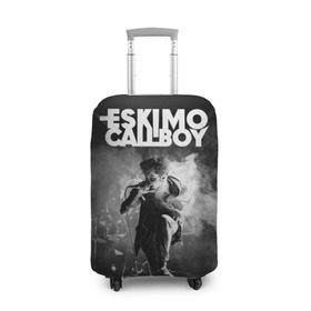 Чехол для чемодана 3D с принтом Eskimo Callboy в Белгороде, 86% полиэфир, 14% спандекс | двустороннее нанесение принта, прорези для ручек и колес | bury me in vegas | crystals | danskimo | eskimo callboy | sushi | the scene | we are the mess | группы | метал | музыка | рок | эскимо колбой