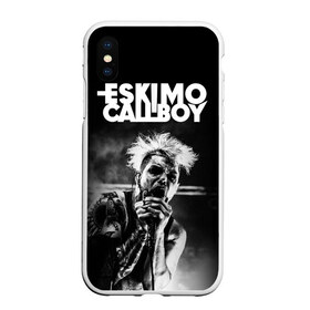 Чехол для iPhone XS Max матовый с принтом Eskimo Callboy в Белгороде, Силикон | Область печати: задняя сторона чехла, без боковых панелей | Тематика изображения на принте: bury me in vegas | crystals | danskimo | eskimo callboy | sushi | the scene | we are the mess | группы | метал | музыка | рок | эскимо колбой