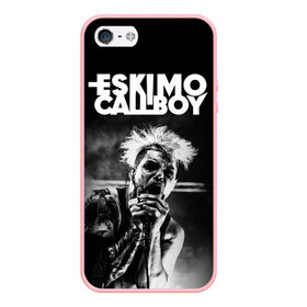 Чехол для iPhone 5/5S матовый с принтом Eskimo Callboy в Белгороде, Силикон | Область печати: задняя сторона чехла, без боковых панелей | bury me in vegas | crystals | danskimo | eskimo callboy | sushi | the scene | we are the mess | группы | метал | музыка | рок | эскимо колбой