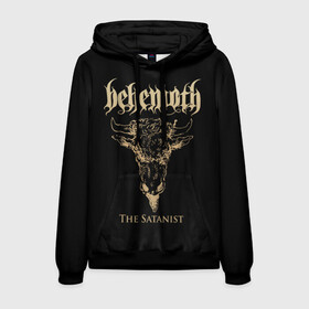 Мужская толстовка 3D с принтом Behemoth в Белгороде, 100% полиэстер | двухслойный капюшон со шнурком для регулировки, мягкие манжеты на рукавах и по низу толстовки, спереди карман-кенгуру с мягким внутренним слоем. | Тематика изображения на принте: behemoth | black metal | death metal | inferno | nergal | orion | seth | блэк метал | группы | дэт метал | метал | музыка | рок
