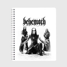 Тетрадь с принтом Behemoth в Белгороде, 100% бумага | 48 листов, плотность листов — 60 г/м2, плотность картонной обложки — 250 г/м2. Листы скреплены сбоку удобной пружинной спиралью. Уголки страниц и обложки скругленные. Цвет линий — светло-серый
 | behemoth | black metal | death metal | inferno | nergal | orion | seth | блэк метал | группы | дэт метал | метал | музыка | рок
