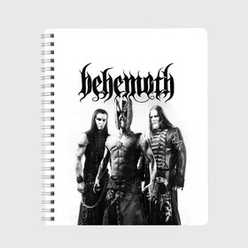 Тетрадь с принтом Behemoth в Белгороде, 100% бумага | 48 листов, плотность листов — 60 г/м2, плотность картонной обложки — 250 г/м2. Листы скреплены сбоку удобной пружинной спиралью. Уголки страниц и обложки скругленные. Цвет линий — светло-серый
 | behemoth | black metal | death metal | inferno | nergal | orion | seth | блэк метал | группы | дэт метал | метал | музыка | рок