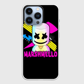 Чехол для iPhone 13 Pro с принтом Marshmello в Белгороде,  |  | Тематика изображения на принте: alone | beautiful now | disc | dj | jockey | marshmallow | американский | диджей | дискотека | маршмэллоу | продюсер