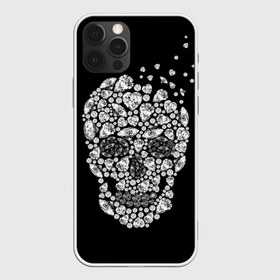 Чехол для iPhone 12 Pro Max с принтом Diamond skull в Белгороде, Силикон |  | background | black | death | diamond skull | drawing | graphics | hal | hearts | precious stones | symbol | wealth | богатство | бриллиантовый | графика | день мертвых | драгоценные | камни | мексика | праздник | рисунок | сердца | символ | фон |