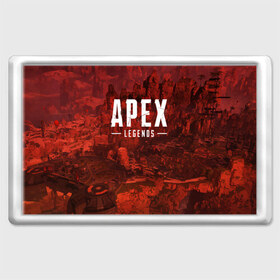 Магнит 45*70 с принтом APEX LEGENDS в Белгороде, Пластик | Размер: 78*52 мм; Размер печати: 70*45 | apex | apexlegends | battle | fall | legends | online | robot | royale | titan | titanfall | апекс | битва | игра | игры | королевская | легенд | легендс | легенды | лого | меха | мехи | онлайн | роботы | символ | титанфол | шутер