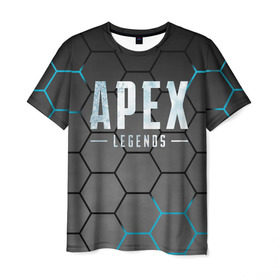 Мужская футболка 3D с принтом Apex Legends в Белгороде, 100% полиэфир | прямой крой, круглый вырез горловины, длина до линии бедер | Тематика изображения на принте: apex | battle royale | legends | titanfall | апекс | легенды | тайтанфол | титанфол