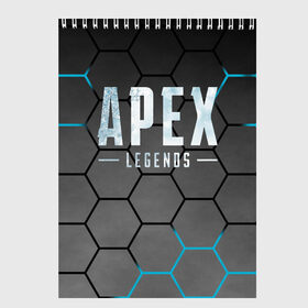 Скетчбук с принтом Apex Legends в Белгороде, 100% бумага
 | 48 листов, плотность листов — 100 г/м2, плотность картонной обложки — 250 г/м2. Листы скреплены сверху удобной пружинной спиралью | apex | battle royale | legends | titanfall | апекс | легенды | тайтанфол | титанфол