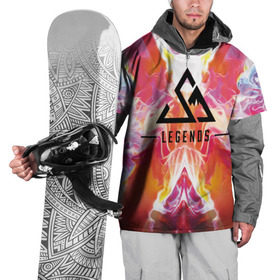 Накидка на куртку 3D с принтом Legends Apex в Белгороде, 100% полиэстер |  | apex | battle royale | legends | titanfall | апекс | легенды | тайтанфол | титанфол