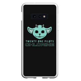 Чехол для Samsung S10E с принтом Twenty One Pilots - Chlorine в Белгороде, Силикон | Область печати: задняя сторона чехла, без боковых панелей | Тематика изображения на принте: banditotour | chlorine | clip | jumpsuit | levitate | morph | my blood | ned | song | top | trench | twenty one pilots | twentyonepilots | джампсют | нед | твенти ван пилотс | топ | тренч | хлорин