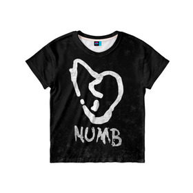 Детская футболка 3D с принтом XXXtentacion (Numb) в Белгороде, 100% гипоаллергенный полиэфир | прямой крой, круглый вырез горловины, длина до линии бедер, чуть спущенное плечо, ткань немного тянется | bad | logo | numb | people | sad | tentacion | xxx | xxxtentacion | тентасион