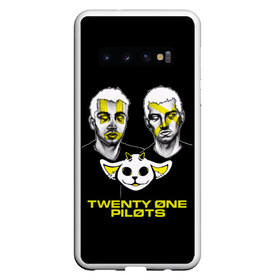 Чехол для Samsung Galaxy S10 с принтом Twenty One Pilots в Белгороде, Силикон | Область печати: задняя сторона чехла, без боковых панелей | Тематика изображения на принте: banditotour | chlorine | clip | jumpsuit | levitate | morph | my blood | ned | song | top | trench | twenty one pilots | twentyonepilots | джампсют | нед | твенти ван пилотс | топ | тренч | хлорин