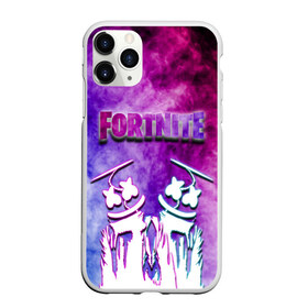 Чехол для iPhone 11 Pro Max матовый с принтом FORTNITE & MARSHMELLO (COLOR) в Белгороде, Силикон |  | color | fortnite | fortnite 2 | fortnite x | geometry | marshmello | ninja | streamer | texture | абстракция | геометрия | дизайн | дым | игра | красочный дым | маршмелло | ниндзя | радуга | силуэт | стиль | текстура | улыбка | 