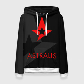 Женская толстовка 3D с принтом ASTRALIS | АСТРАЛИС в Белгороде, 100% полиэстер  | двухслойный капюшон со шнурком для регулировки, мягкие манжеты на рукавах и по низу толстовки, спереди карман-кенгуру с мягким внутренним слоем. | action | astralis | awp | counter strike | cs go | cs go global offensive | cybersport | faze clan | game | gamer | hyper beast | shooter | skin | team liquid | киберспорт | оружие | скины