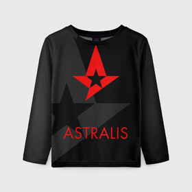 Детский лонгслив 3D с принтом ASTRALIS | АСТРАЛИС в Белгороде, 100% полиэстер | длинные рукава, круглый вырез горловины, полуприлегающий силуэт
 | action | astralis | awp | counter strike | cs go | cs go global offensive | cybersport | faze clan | game | gamer | hyper beast | shooter | skin | team liquid | киберспорт | оружие | скины